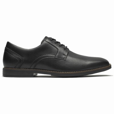 Rockport Slayter Plain Toe Oxfords Schuhe Herren Schwarz VIJ-248670